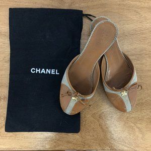 Authentic Chanel Mules / Slides
